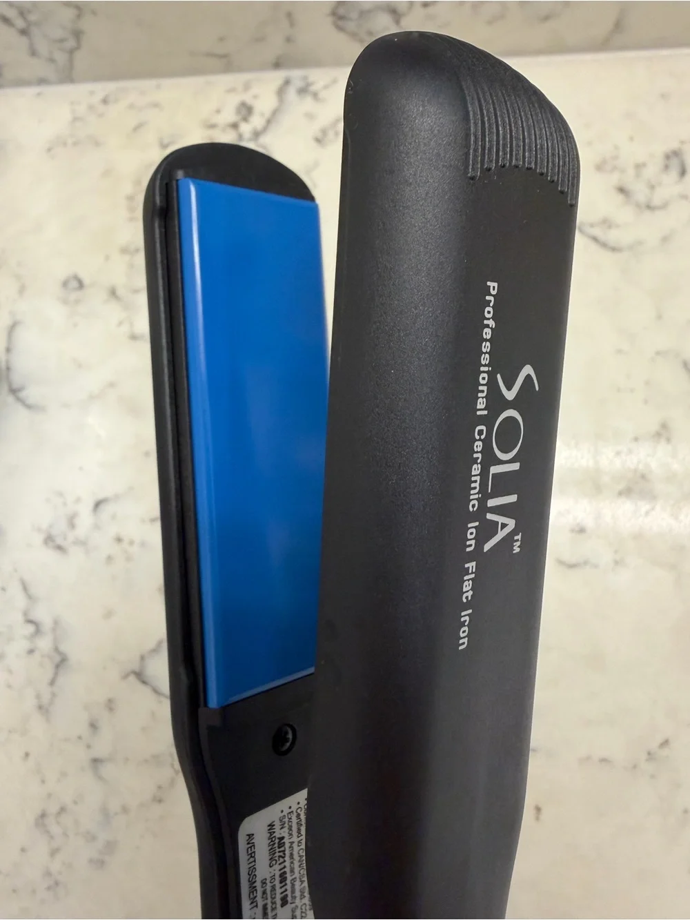 Solia ST114 Professional Ceramic Ion Flat Iron 1.25” Made in Korea Open Box